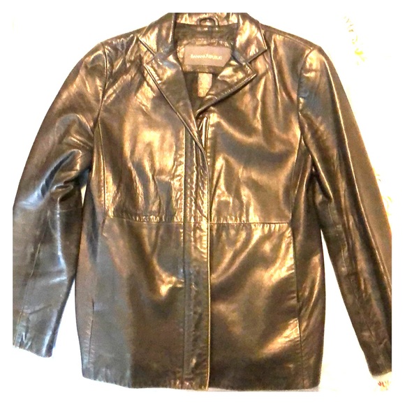 Black Leather Jacket - Picture 1 of 5